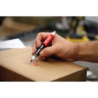 Markal&reg; Dura-Ink&reg; Dual Colour Permanent Ink Marker, Black/Red, Bullet Tip We Share Industrial Supply