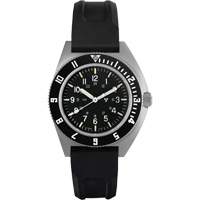 Montre Steel Navigator sur ensemble bracelet en caoutchouc noir de trois morceaux, Num&eacute;rique, &agrave; piles, 41 mm, Noir We Share Industrial Supply