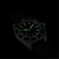 Montre Steel Navigator sur ensemble bracelet en caoutchouc noir de trois morceaux, Num&eacute;rique, &agrave; piles, 41 mm, Noir We Share Industrial Supply