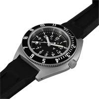 Montre Steel Navigator sur ensemble bracelet en caoutchouc noir de trois morceaux, Num&eacute;rique, &agrave; piles, 41 mm, Noir We Share Industrial Supply