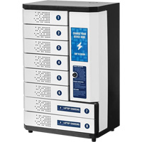 KwikBoost&reg; 8-Bay Self-Service Charging Locker We Share Industrial Supply