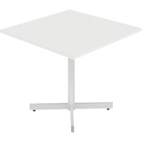 Table carr&eacute;e &agrave; hauteur r&eacute;glable Newland, 36" lo x 36" la x 29" h, Dessus de 1", Stratifi&eacute;, Blanc We Share Industrial Supply