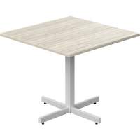Table carr&eacute;e &agrave; hauteur r&eacute;glable Newland, 36" lo x 36" la x 29" h, Dessus de 1", Stratifi&eacute;, Havane We Share Industrial Supply