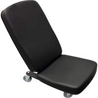 Mini chaise industrielle FLEX, Vinyle, Noir, Capacit&eacute; 280 lb We Share Industrial Supply