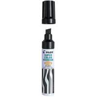Refillable Super Colour Permanent Marker, Black, Chisel Tip We Share Industrial Supply