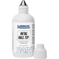 Paint-Riter&reg; Metal Ball Tip, Liquid, White We Share Industrial Supply