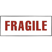 "Fragile" Special Handling Labels, 6" L x 2" W, Red on White We Share Industrial Supply
