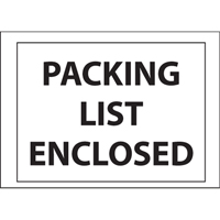 Packing List Envelopes, 4" L x 5" W, Backloading Style We Share Industrial Supply