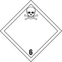 &eacute;tiquettes d'exp&eacute;dition TMD, Classe 6,1, Substances toxiques, Vinyle We Share Industrial Supply