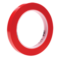 Ruban en vinyle 471, 12 mm (1/2") la x 32,9 m (108') lo, 5,3 mils, Rouge We Share Industrial Supply