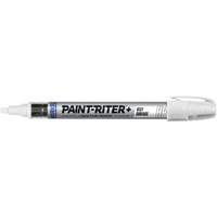 Marqueur pour surfaces huileuses Paint-Riter +, Liquide, Blanc We Share Industrial Supply