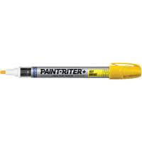Marqueur pour surfaces huileuses Paint-Riter +, Liquide, Jaune We Share Industrial Supply