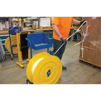 Strapping Dispenser, Polyester/Steel/Polypropylene Straps, 16"/8" Core Dia., 3"/8"/6" Roll Width We Share Industrial Supply