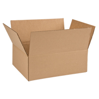 Boîte en carton ondul&eacute;, 12" lo x 10" la x 4" h We Share Industrial Supply