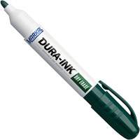 Dura-Ink&reg; Dry Erase Ink Markers, Green, Bullet Tip We Share Industrial Supply