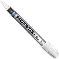 Marqueur &agrave; peinture pour surfaces humides Paint-Riter+, Liquide, Blanc We Share Industrial Supply