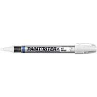 Marqueur &agrave; peinture pour surfaces humides Paint-Riter+, Liquide, Blanc We Share Industrial Supply