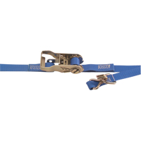 Heavy-Duty Utility Straps, Ratchet, 1" W x 16' L, 835 lbs. (380 kg) WLL We Share Industrial Supply