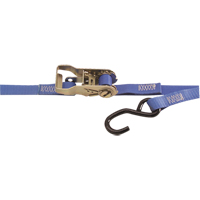 Heavy-Duty Utility Straps, S-Hook, 1" W x 15' L, 500 lbs. (230 kg) Working Load Limit We Share Industrial Supply