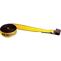 Winch Straps, Flat Hook, 2" W x 30' L, 3335 lbs. (1513 kg) Working Load Limit We Share Industrial Supply