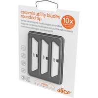 Slice Rounded Tip Replacement Blades for Ceramic Utility Knife, Single Style We Share Industrial Supply