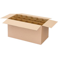 Boîte d'exp&eacute;dition pour cannettes a&eacute;rosols, 12-1/4" lo x 9-3/16" la x 10-5/16" h, ondulations C We Share Industrial Supply