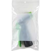 White Block Poly Bags, Reclosable, 8" x 5", 2 mils We Share Industrial Supply