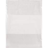 White Block Poly Bags, Reclosable, 15" x 12", 2 mils We Share Industrial Supply