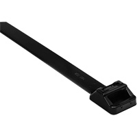 Collier de serrage gros calibre, Longueur 20", R&eacute;sistance &agrave; la traction 250 lb, Noir We Share Industrial Supply