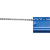 Scell&eacute;s de haute s&eacute;curit&eacute;, 12", M&eacute;tal, Scell&eacute; &agrave; c&acirc;ble We Share Industrial Supply