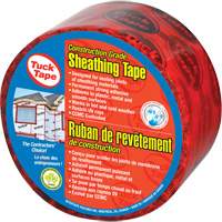 Ruban de rev&ecirc;tement pour entrepreneurs, 60 mm (2-3/8") x 0,0 m (0,0'), Rouge We Share Industrial Supply
