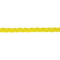 1/4" Braided Yellow Rope, Polypropylene, 1300' We Share Industrial Supply