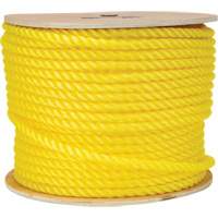 1/2" Braided Yellow Rope, Polypropylene, 335' We Share Industrial Supply