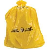 Waste Bags, Bio-Hazard, 38" L x 30" W, 2 mils We Share Industrial Supply