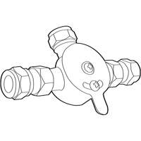 Robinet m&eacute;langeur commercial avec clapets antiretour We Share Industrial Supply