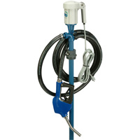 Trousse de pompe pour baril EFP-40 avec moteur S1 avec accessoires pour fluide d&eacute;chappement diesel (DEF), Polypropyl&egrave;ne/Acier inoxydable We Share Industrial Supply