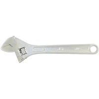 AW-12 Adjustable Wrench, 12" L, 1-1/2" Max Width, Chrome We Share Industrial Supply