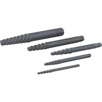 Left Hand Spiral Tapered Flute Extractor Set, 5 Pieces We Share Industrial Supply