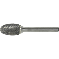 Solid Carbide Burr, SE-1, 1/4" Dia., 1/4" Shank, 3/8" Depth of Cut We Share Industrial Supply