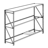 &eacute;tag&egrave;res Pronto - Panneaux de calibre 22, Acier galvanis&eacute;, 24" la x 6" p We Share Industrial Supply