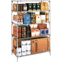 &eacute;tag&egrave;res super ajustables Super Erecta, Ensemble de Ajout, 5 Tablettes, 36" la x 86-5/8" h x 24" p We Share Industrial Supply