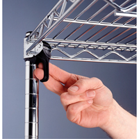 &eacute;tag&egrave;res super ajustables Super Erecta, Ensemble de Ajout, 5 Tablettes, 36" la x 86-5/8" h x 24" p We Share Industrial Supply