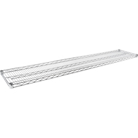 Tablette en treillis pour &eacute;tag&egrave;re robuste en treillis chromat&eacute;, 30" la x 18" p, Capacit&eacute; de 800 lb We Share Industrial Supply