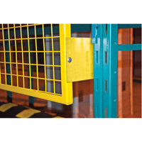 Grilles de protection arri&egrave;re pour palettier, 96" la x 48" h, Ferrures de 6" We Share Industrial Supply