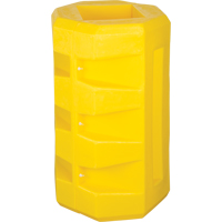 Protecteurs de colonne, Ouverture int&eacute;rieure 6-1/4" x 6-1/4", 23-1/2" lo x 23-1/2" la x 39-1/2" h, Jaune We Share Industrial Supply