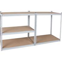 Heavy-Duty Shelving, Steel, Boltless, 1200 lbs. Capacity, 36" W x 72" H x 18" D We Share Industrial Supply