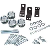 Wire Mesh Partition Sliding Door Hardware Kit We Share Industrial Supply