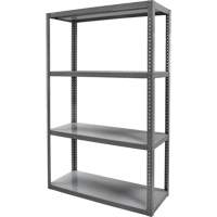 Heavy-Duty Shelving, Steel, Bolted, 3000 lbs. Capacity, 36" W x 72" H x 24" D We Share Industrial Supply