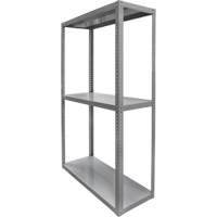 Heavy-Duty Shelving, Steel, Bolted, 3000 lbs. Capacity, 36" W x 72" H x 18" D We Share Industrial Supply