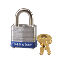 Cadenas &agrave; goupilles, Cl&eacute;s identiques, Acier lamin&eacute;, Largeur de 1-9/16" We Share Industrial Supply